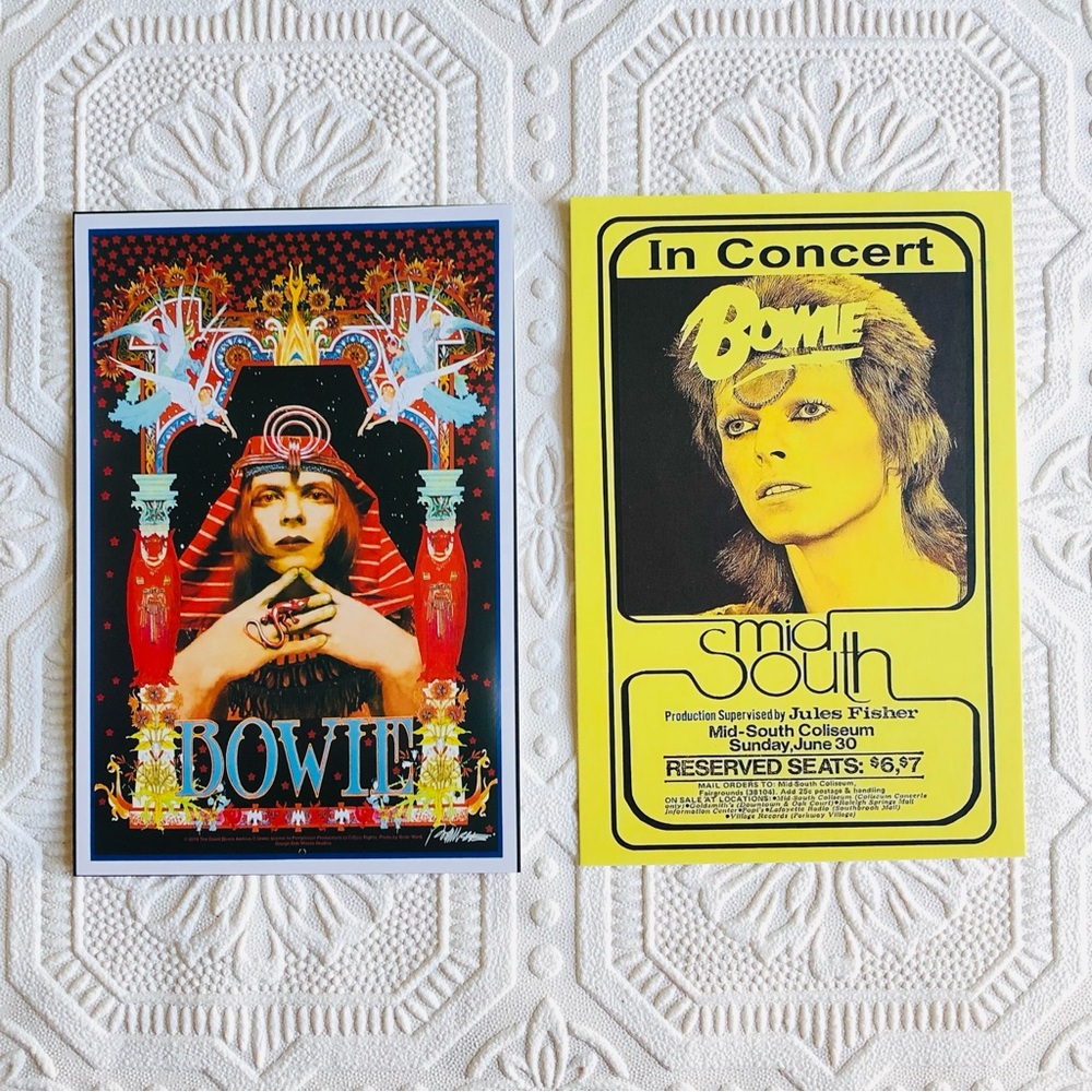 Bowie Mini Poster Cards 2 ct